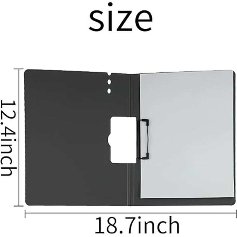 A4 Binder Foldable Clipboard With Clamp & Cover