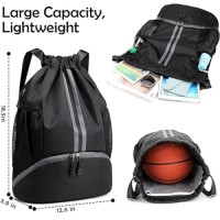 Basketball Drawstring Backpack